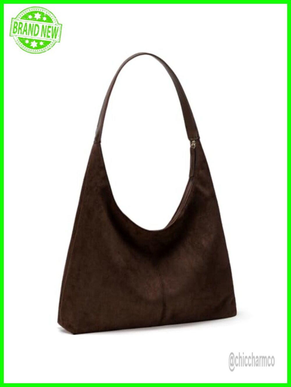 Vegan Leather Tote Bag Large Shoulder Purse Zipper Hobo Handbag for Women